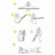 thumbnail image 5 of Resistance Band - Exercise Band, Resistance Band, Yoga, Rehabilitation Multicolor One Size, 5 of 5