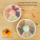 thumbnail image 4 of Dispensador De 5 Compartimentos Con Tapa De Recipiente Giratorio Para Refrigerios, 4 of 7