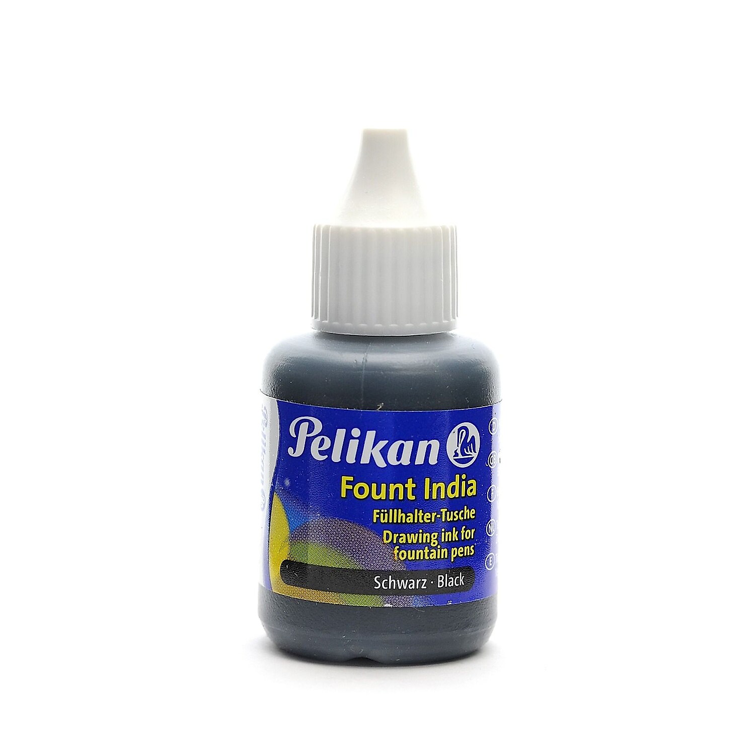 Pelikan Fount India Fountain Pen Drawing Ink Black 1 oz. [Pack of 2