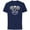 Navy, variant on Disney Mickey Mouse Diamond Wedding Ring Husband Groom Mr - Short Sleeve Cotton T-Shirt for Adults - Customized-Black