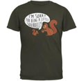 thumbnail image 1 of Autumn I'm Sorry for Being a Little Squirrelly Squirrel Mens T Shirt, 1 of 1