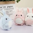 thumbnail image 4 of Gwong Juguete 1 unid lindo redondo conejo animal peluche muñeco de peluche sofá juguete juguete niños regalo de Navidad Gwong 30003058, 4 of 7