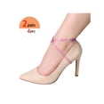 thumbnail image 4 of INSPIRE CHIC Women's Transparent Detachable Crossed High Heels Anti-loose Shoe Straps Purple 58cm/22.83, 4 of 4