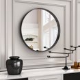 thumbnail image 1 of Cfowner Metal Round Wall Mirror for Bathroom, 1 of 6