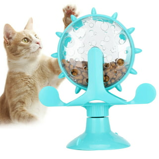 Cat Puzzle Feeder Toy Slow Food Dispenser with Funny Balls Cats Treat  Interactive Game Level 1-2 Mental Stimulation Treasure Box