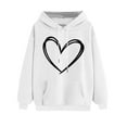 thumbnail image 2 of Neewe Womens Oversized Hoodies Fleece Sweatshirts Fall Fashion 2025 Pullover Sweaters Winter Clothes, 2 of 8