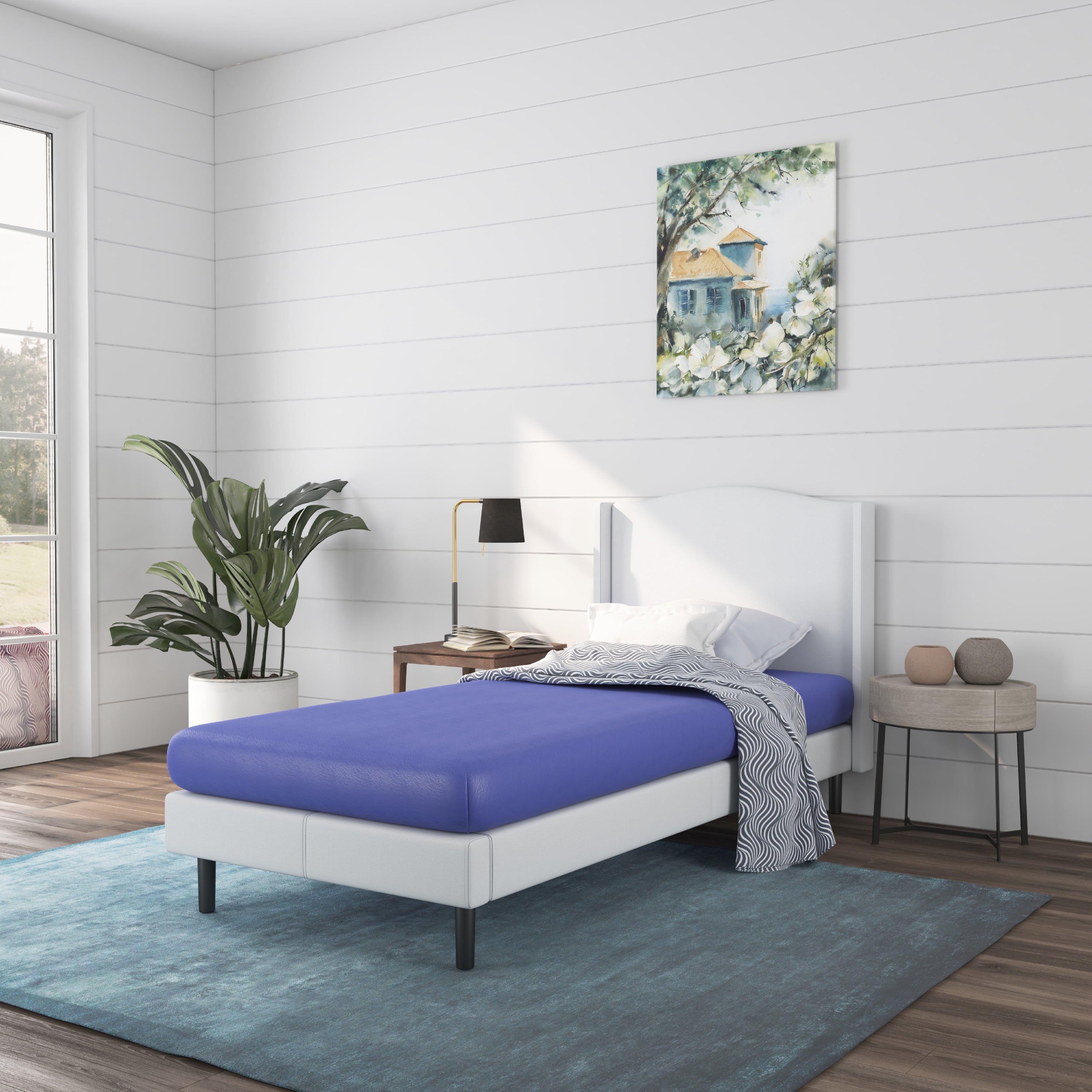 NapQueen Rainbow 5" Twin, Memory Foam Mattress, Blue