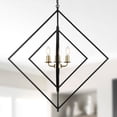 thumbnail image 3 of Oaks Aura 4-Light DIY Shape Chandelier Geometric Adjustable Height Pendant Light, 3 of 11