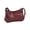 Burgundy, variant on Patch Leather Handbag