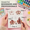thumbnail image 3 of Artistro Watercolor Portable Paint Set in Travel Box For Kids and Adults, 48 Count, 3 of 6