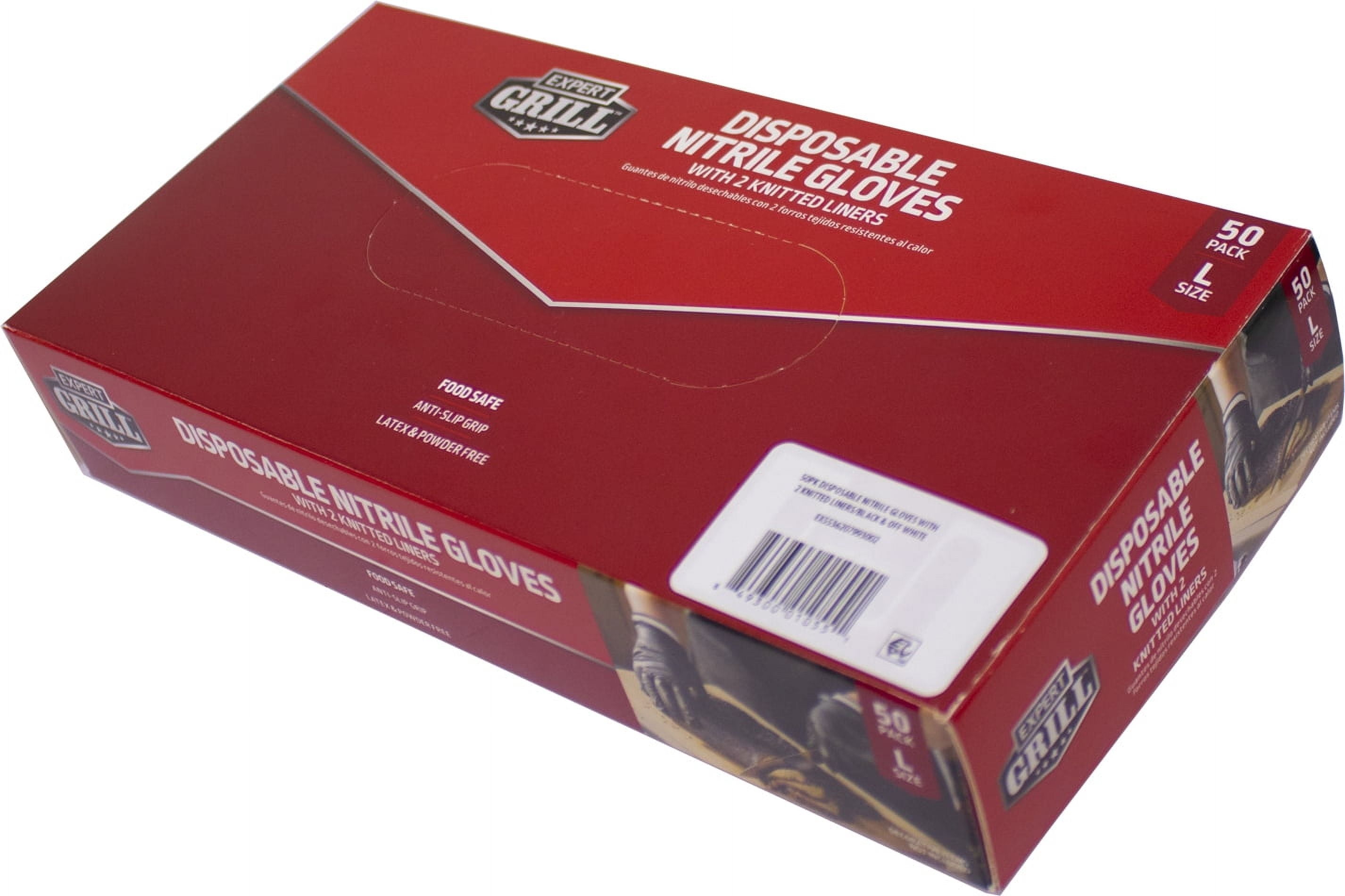 50PK NITRILE+2 LINER