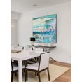 thumbnail image 5 of "Docked White Boats" Painting Print on Wrapped Canvas, 5 of 7
