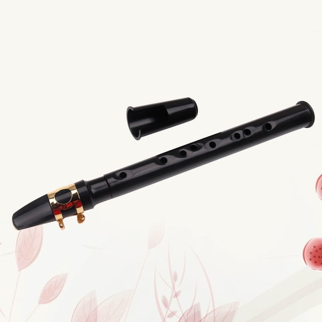 OULII Saxophone Sax Pocket Saxophone Model Black 1Pack