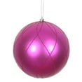 thumbnail image 1 of Vickerman N170770D 6 in. Fuchsia Matt Glitter Swirl Ornament Ball - 3 per Box, 1 of 1
