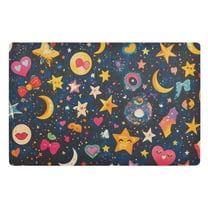 Yayeee Doormat for Indoor Entrance 32" x 20" Non Slippery Floor Rug, Small Space Pattern