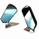 thumbnail image 5 of 2pcs Universal Car Rearview Side Mirror Craft Square F1 Style With Blue Mirror Surface Metal Bracke, 5 of 5