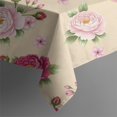 thumbnail image 4 of Pioneer Flower Floral Print Pattern Rectangle Tablecloth 60"x102", Waterproof Polyester Table Cloth, Wipeable Spillproof for Dining Camping Indoor Outdoor, 4 of 6