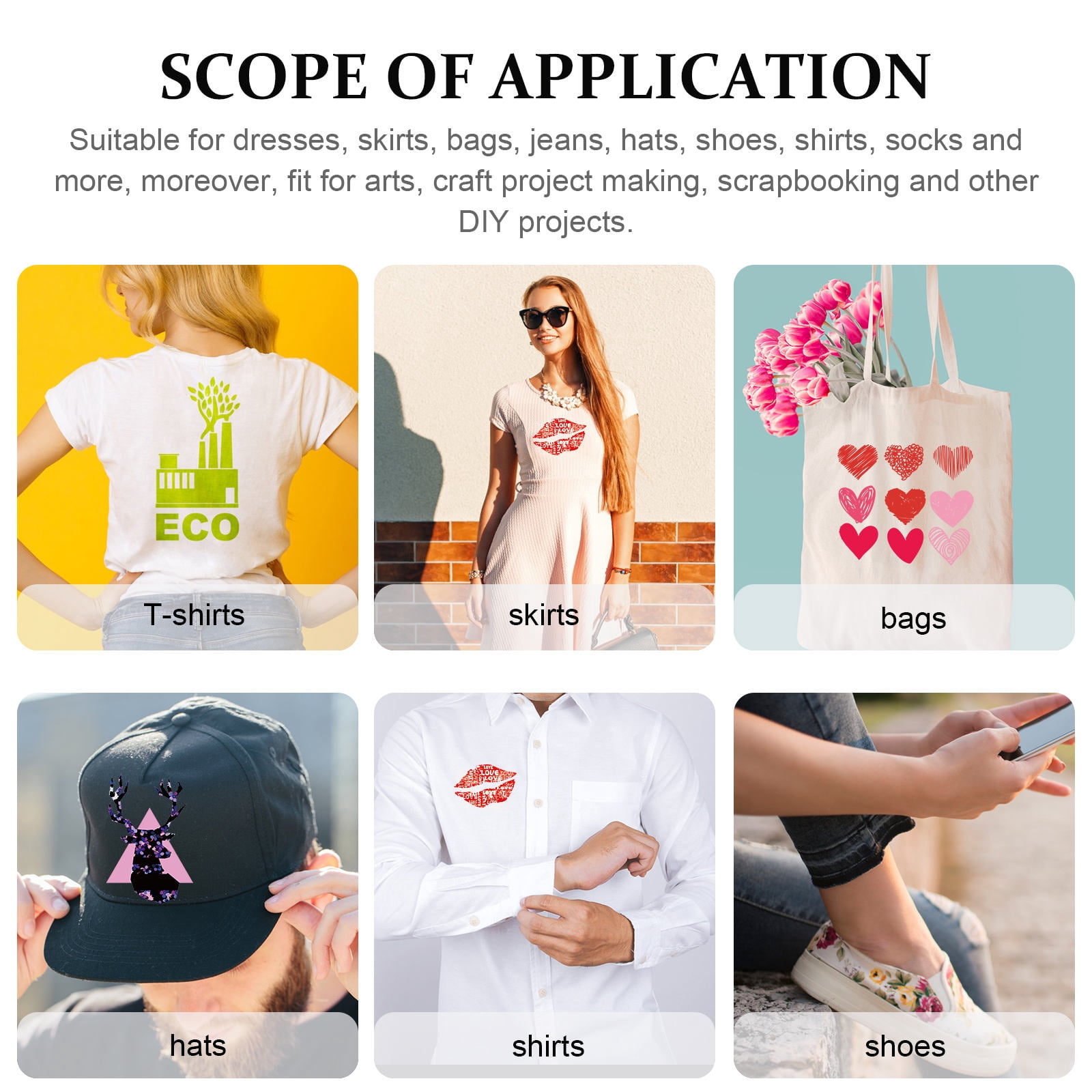 UPOUART Diy Sublimation Paper 100 Sheets for Friends Families Home Use Heat Transfer Paper