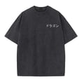 thumbnail image 3 of Streetwear Distressed Print Tee with Washed Finish and Graphic Artwork for Everyday Casual Style, 3 of 4