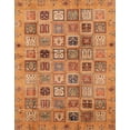 thumbnail image 1 of Ahgly Company Indoor Rectangle Abstract Orange Abstract Area Rugs, 8' x 10', 1 of 6