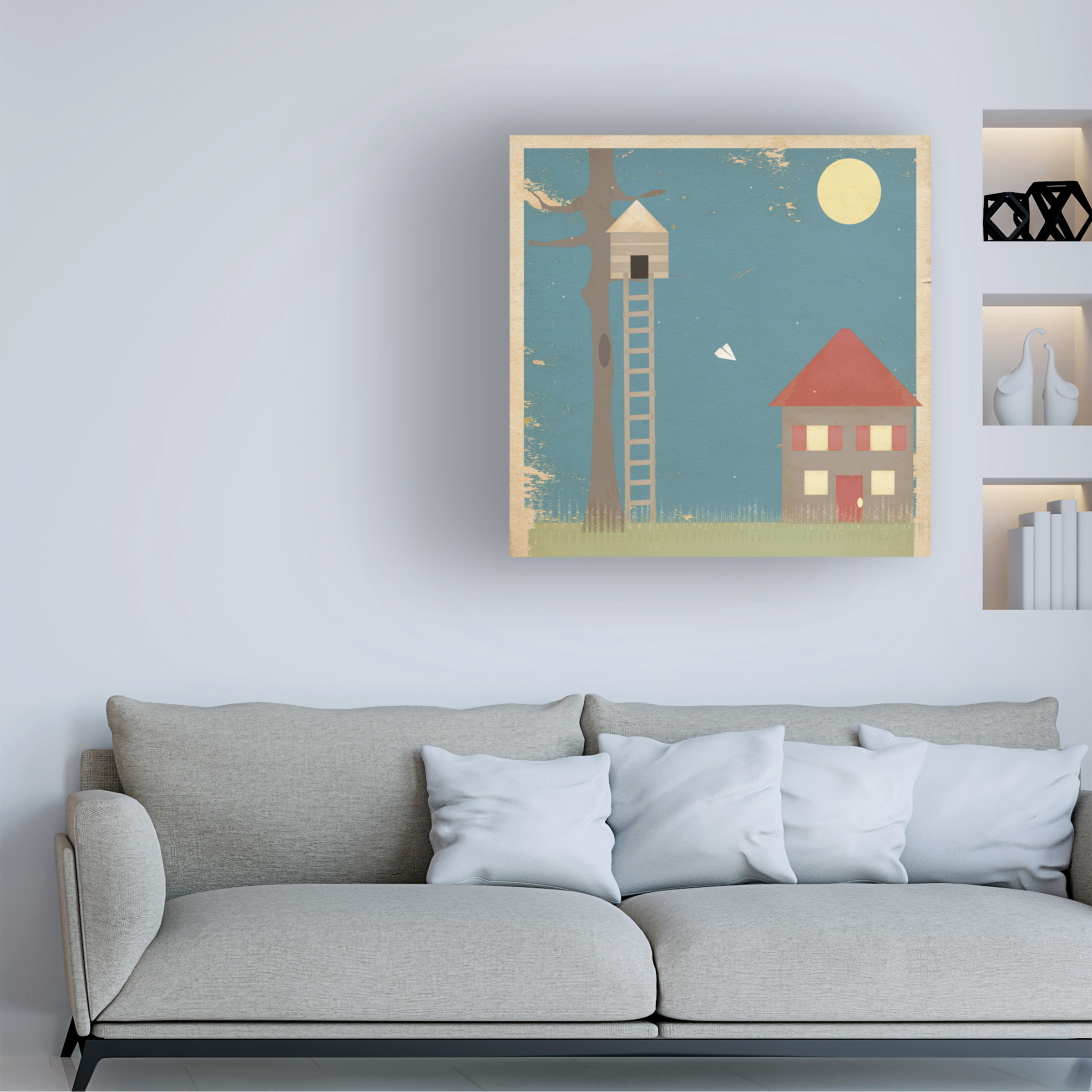 Trademark Fine Art 'Staying Connected' Canvas Art by Tammy Kushnir