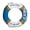 Blue, variant on 16 Inch Foam Swim Life Ring, Lightweight Buoyant Swimming Life Buoy with Perimeter Rope, High Visibility Safety Float Ring for Pool, Lake, River, Seaside & Water Rescue Activities