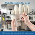 thumbnail image 6 of Fit Meal Prep [1000 Pack] 4 oz Disposable White Paper Cups - On the Go Hot and Cold Beverage All-Purpose Sampling Portion Cup for Coffee, Espresso, Cortado, Water, Tea and Juice, Food Grade Safe, 6 of 7