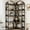 Black, variant on Garvee Corner Bookshelf Industrial Bookcase, L Shaped Bookshelf Arched 5 Tier Corner Shelf, Large Bookshelf with Metal Frame, Etagere Shelf Corner Display Rack for Living Room Bedroom,Black
