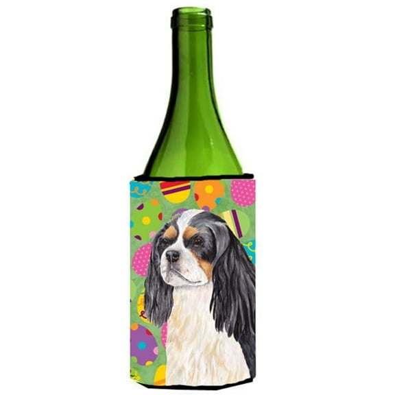 Cavalier Spaniel Easter Eggtravaganza Wine Bottle Hugger - 24 oz.