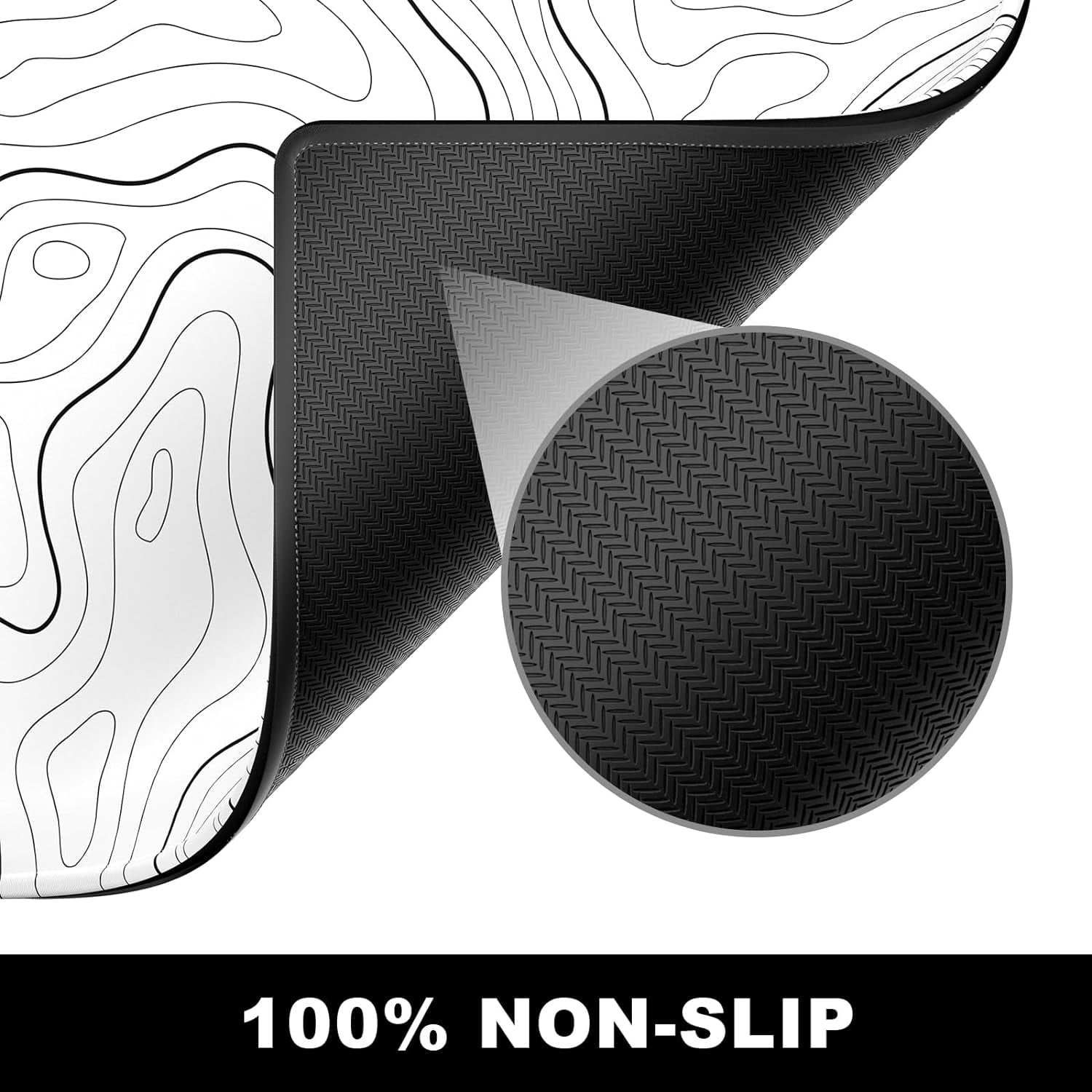 Large Mouse Pad, Desk Pad, XXL XL Extended Gaming Mouse Pad, Desk Mat for Office & Home, Long Keyboard Mat, Huge Mouse Pad, Desktop Full Cover 35.5 x 15.7 Inches, Minimalist Abstract Lines