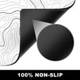 thumbnail image 4 of Large Mouse Pad, Desk Pad, XXL XL Extended Gaming Mouse Pad, Desk Mat for Office & Home, Long Keyboard Mat, Huge Mouse Pad, Desktop Full Cover 31.5" x 11.8", Minimalist Topographic Map White, 4 of 6