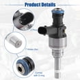 thumbnail image 5 of Unique Bargains 1pcs Car Fuel Injector Nozzle Replacement for Mercedes-Benz C 250 2012-2015 Black, 5 of 6