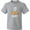 AC-Heather Grey, variant on Lab Life is Ruff Yellow Labrador Youth T-Shirt