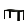 thumbnail image 3 of Plank+Beam Contour Dining Table, 60" Solid Wood Kitchen Table for 4, Black, 3 of 7