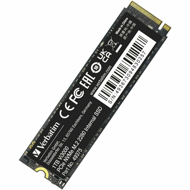Verbatim 1TB Vi3000 PCIe NVMe M.2 2280 Internal SSD