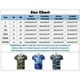 thumbnail image 6 of outfmvch t shirts for men casual camouflage print zipper turn down collar short sleeve shirt womens tops blue, 6 of 7
