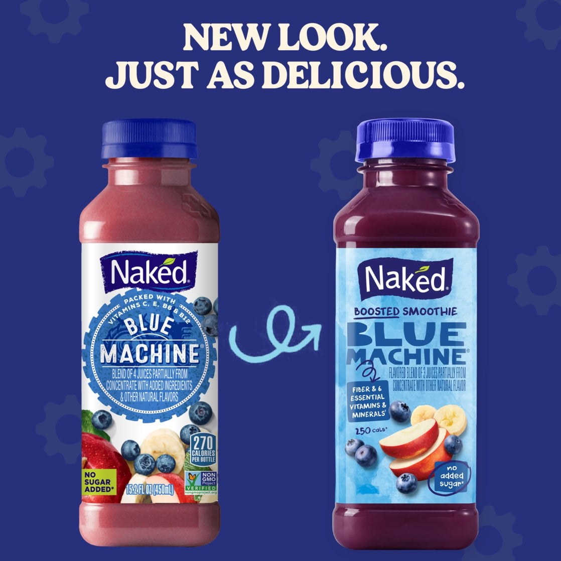 Naked Boosted Smoothie Blue Machine, 15.2 fl oz Bottle