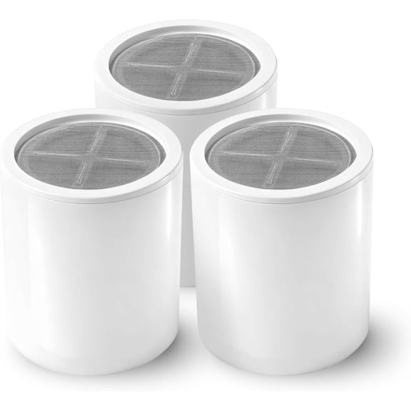 Replacement Filter Cartridge Compatible with Eskiin Shower Head - for Hard Water, Chlorine Removal (3 Packs)