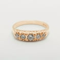 thumbnail image 5 of LBG British Made 14k Rose Gold Cubic Zirconia Womens Band Ring - 33 size options - Size 10.5, 5 of 7