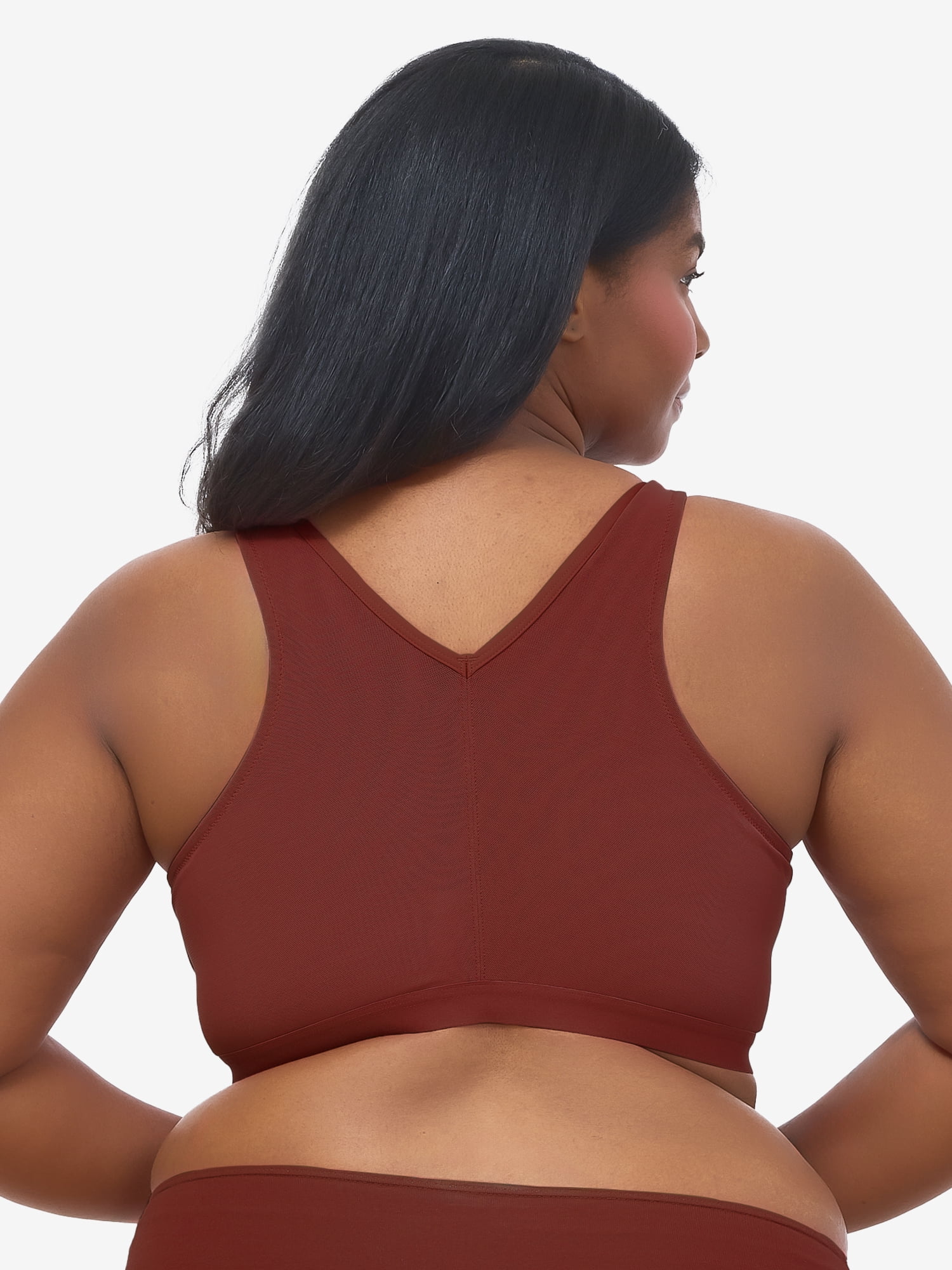 Leading Lady, The Harper, Wireless Bra, Front Close, Breathable Mesh Back, Full Coverage, Soft Support, Ultra Lightweight (Women's & Women's Plus)