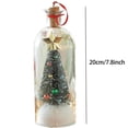 thumbnail image 3 of Christmas Decorations Desktop Ornament Recordable Christmas Tree Voice Ornament Recording Message Bottle Snowy Scene In Nostalgic Message Bottle With Playback Cork Perfect For Distant Loved Ones, 3 of 8