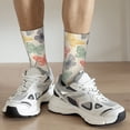 thumbnail image 4 of Uemuo Butterfly Pattern Women's Crew Socks, Soft Durable Breathable Moisture-Wicking with Odor Control Cotton socks, 4 of 9