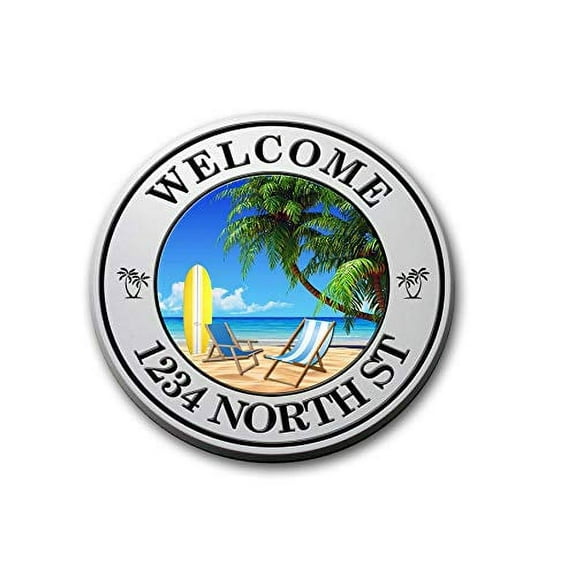 West Coast Curb-N-Sign to The Beach House Plaque