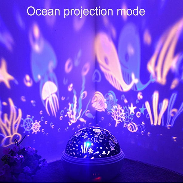 Star Projector Night Lights for Kids, Novelty Moon Star/ Sea