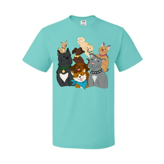 Inktastic Happy Dog Family T-Shirt