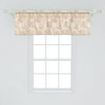 thumbnail image 2 of Ambesonne Botanical Valance Pack of 2, Birds on Branches Flowers, 54"X18", Blush Peach, 2 of 4