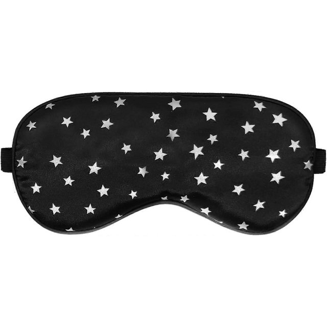 Silk Sleep Mask, Silk Eye Mask with Adjustable Strap for Sleeping Christmas Soft Eye Cover Star Eyeshade