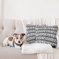 thumbnail image 4 of Ambesonne African Throw Pillow Cover 2 Pack, Oriental Dancer, 24", Black White, 4 of 5
