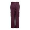 thumbnail image 4 of Arlun Cargo Sweatpants for Women Casual High Waisted Drawstring Wide Leg Sweat Pants Oversized Comfy Athletic Baggy Joggers Trousers with Pockets XL, 4 of 4