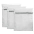thumbnail image 2 of Xinyolin 3Pcs Laundry Bag Durable Convenient Zipper Closure Breathable Mesh Clothes Washing Bag Household Supplies, 2 of 8